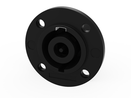 Eight-pin audio socket - plastic round type
