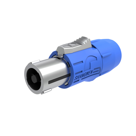 Four-pin audio plug - plastic metal model