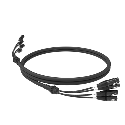 Multi channel snake shaped XLR cable 4, 6, 8, 12,16 channels