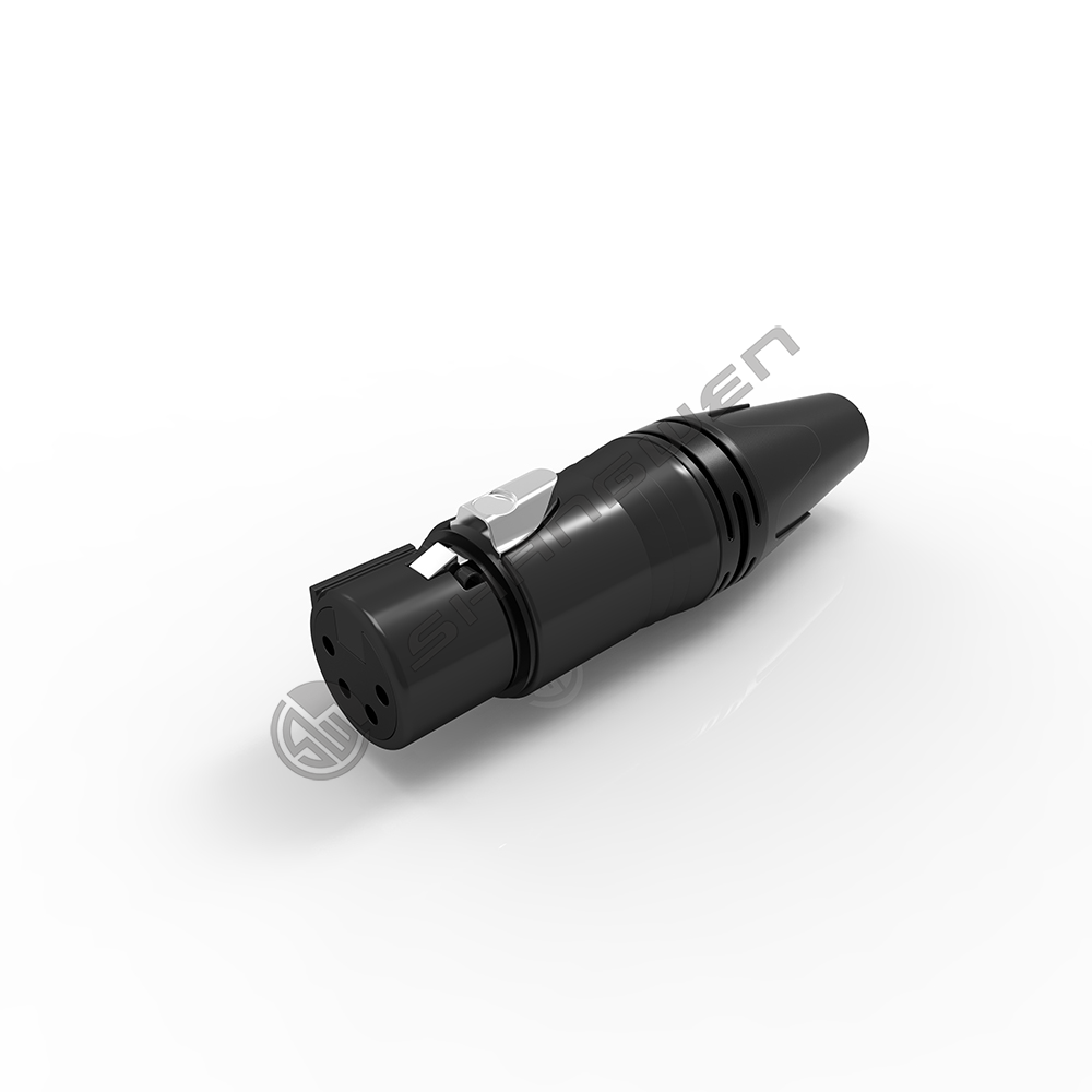 XLR 4pin female plug