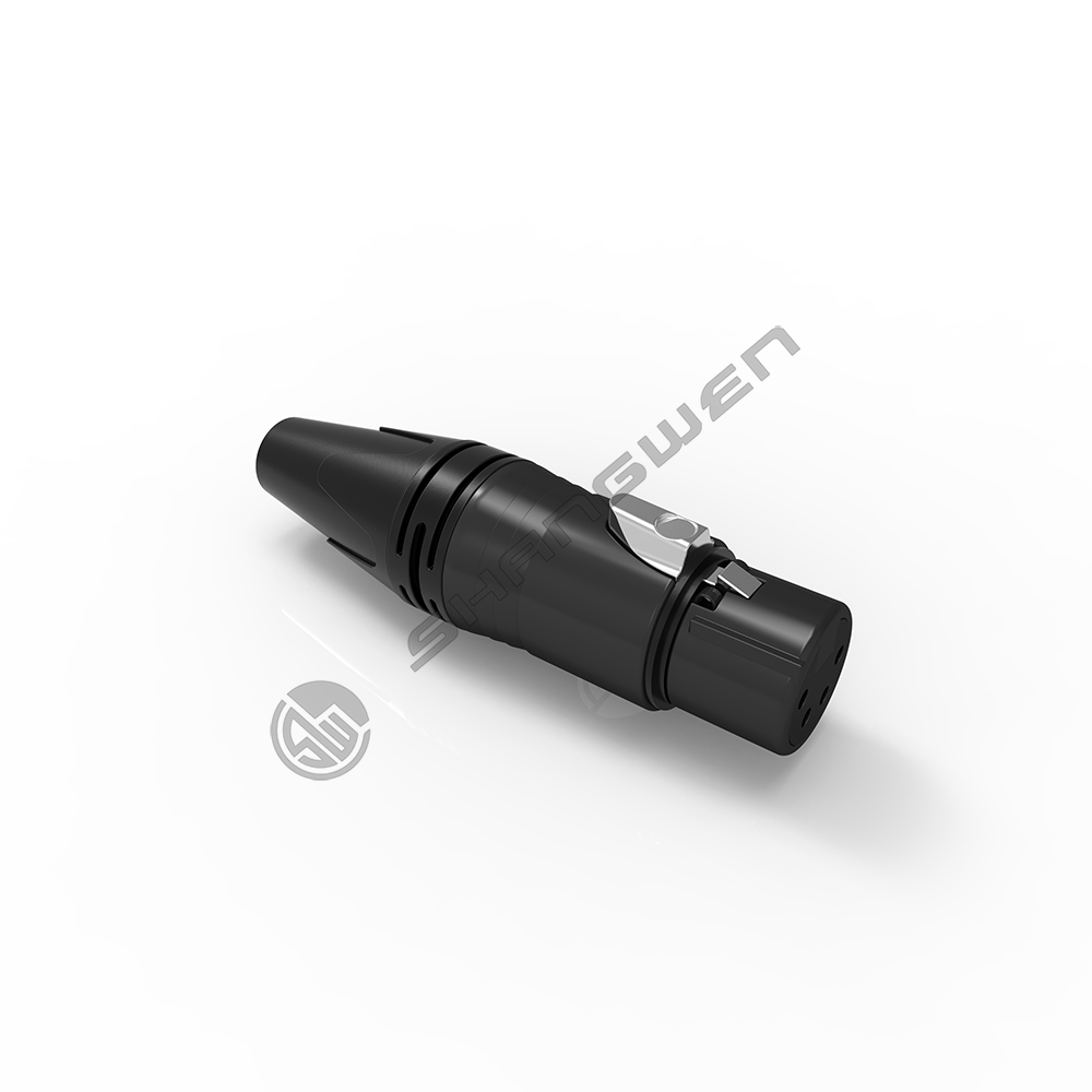 XLR 4pin female plug
