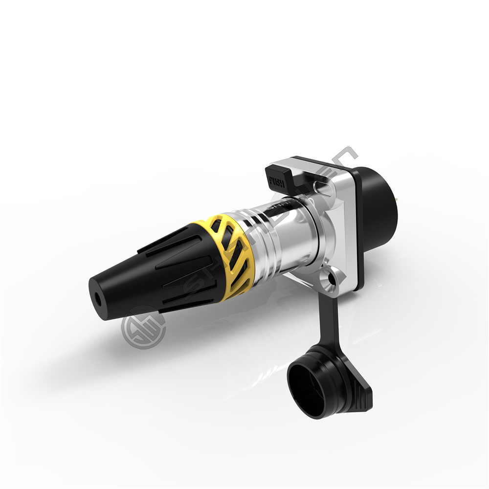 waterproof XLR 3pin  female socket(Silver)
