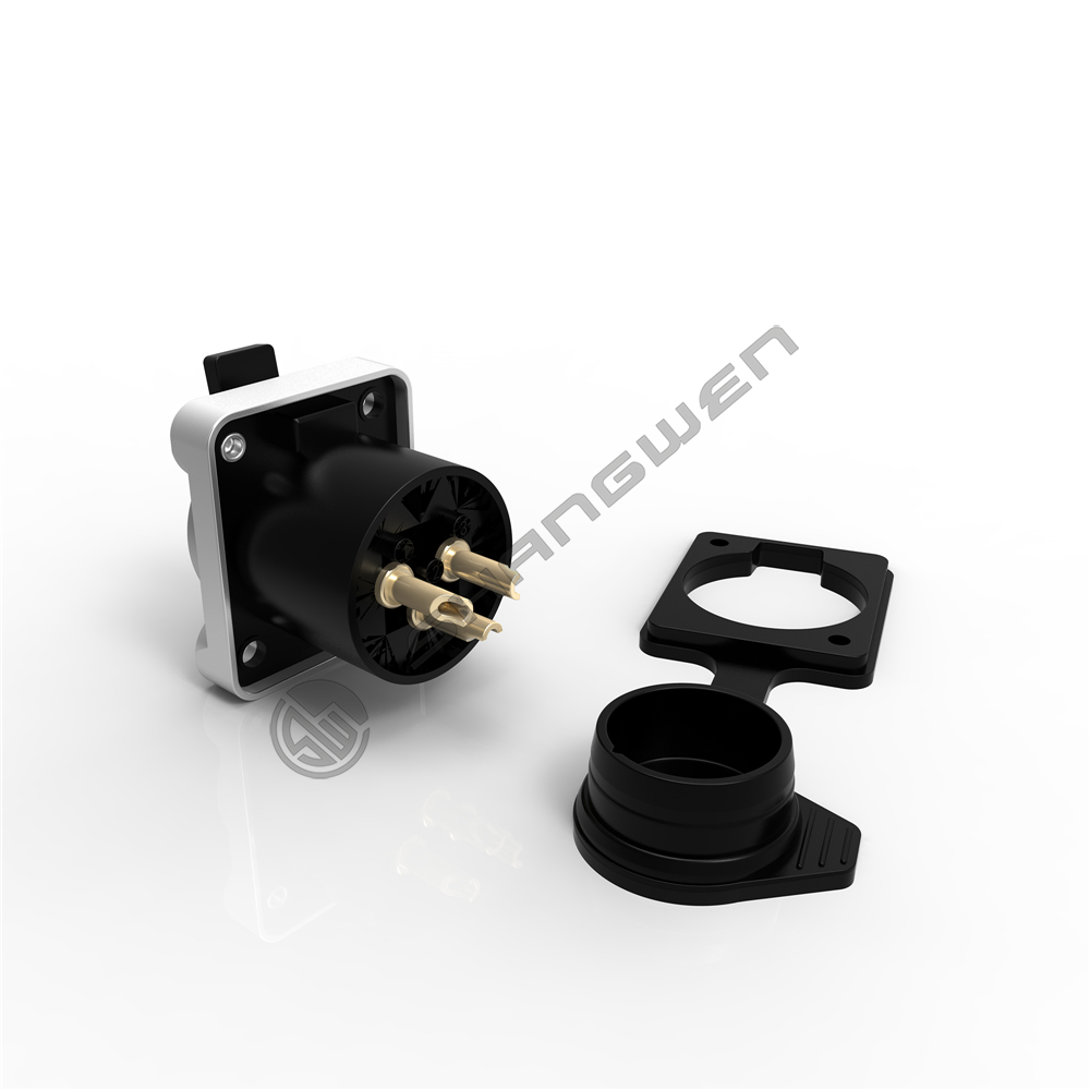 waterproof XLR 3pin  female socket(Silver)