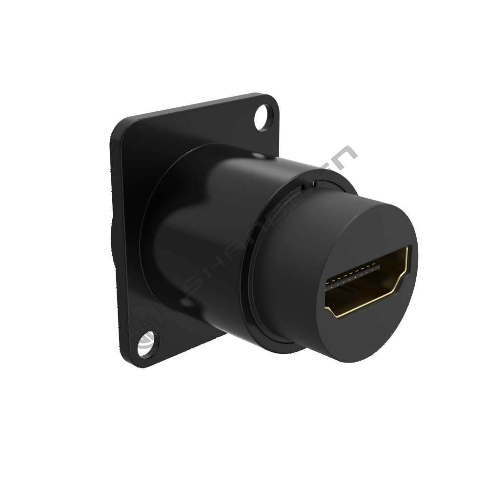 HDMI数据连接器方型黑色