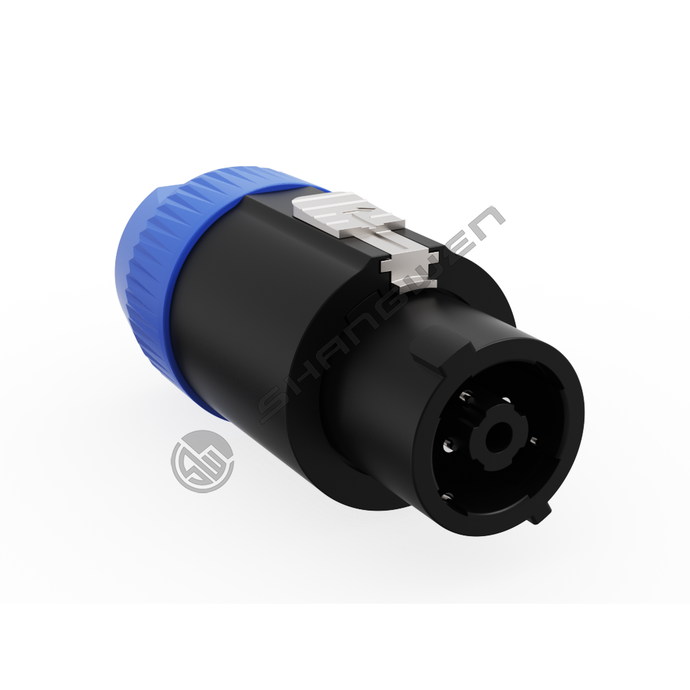 Eight-pin audio plug - plastic model