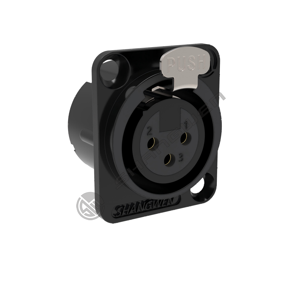 XLR 3pin female socket