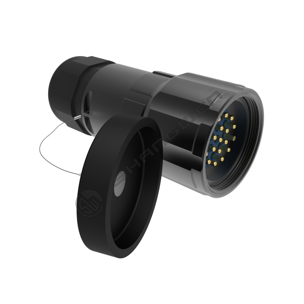 Socapex 19-pin connectors male