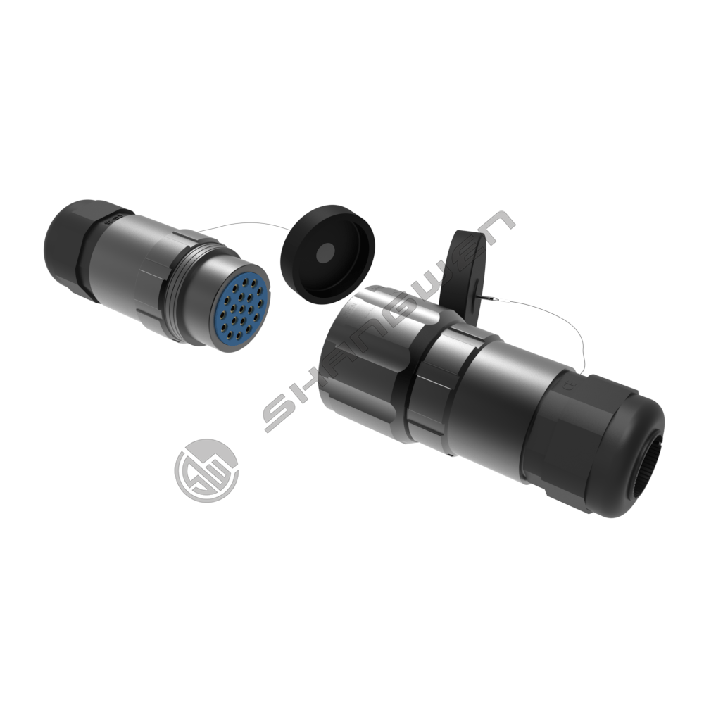 Socapex 19-pin connectors female