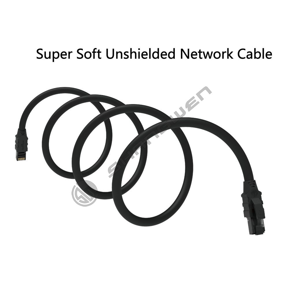 Cat6A UTP 24AWG Matte Black Bespoke