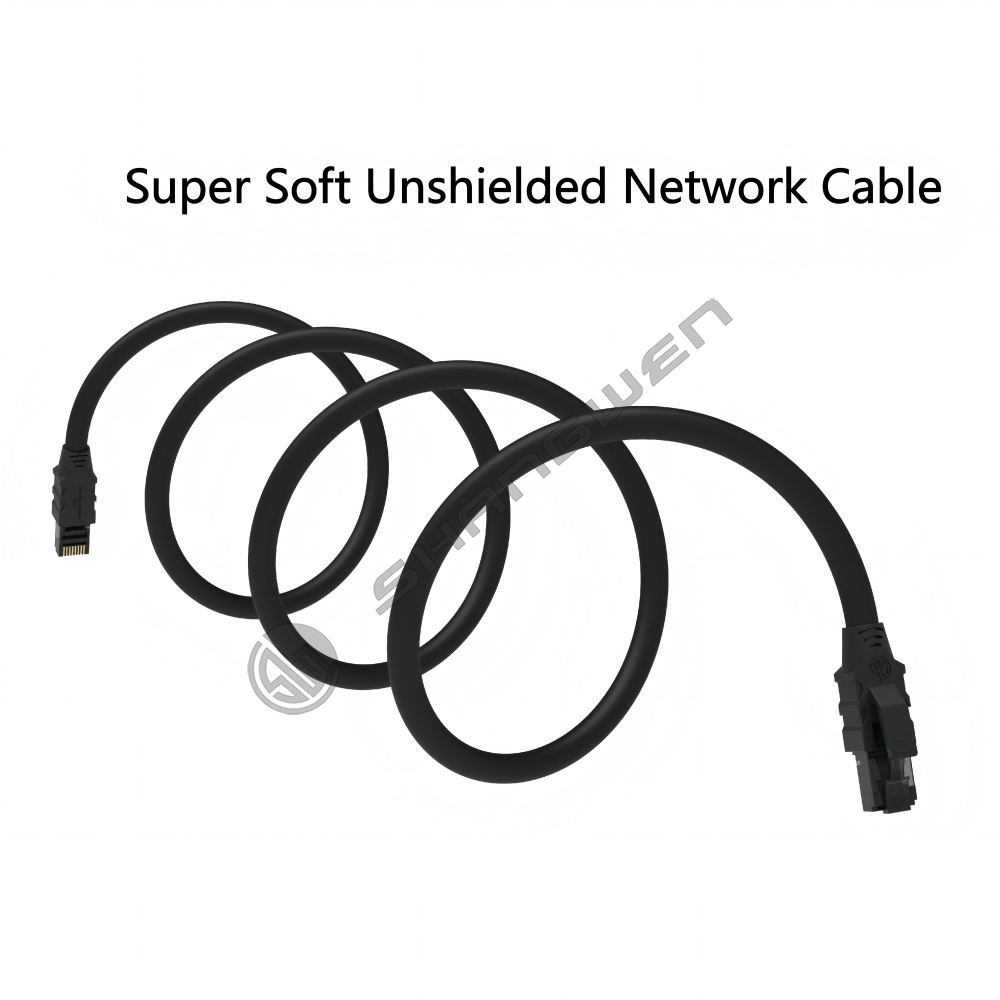 Cat 6 UTP 24AWG Matte Black Basic version