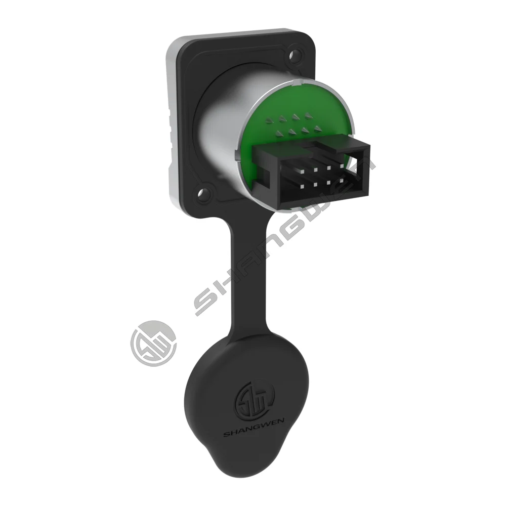 SW8FDYE-B30-N  按键款直插牛角