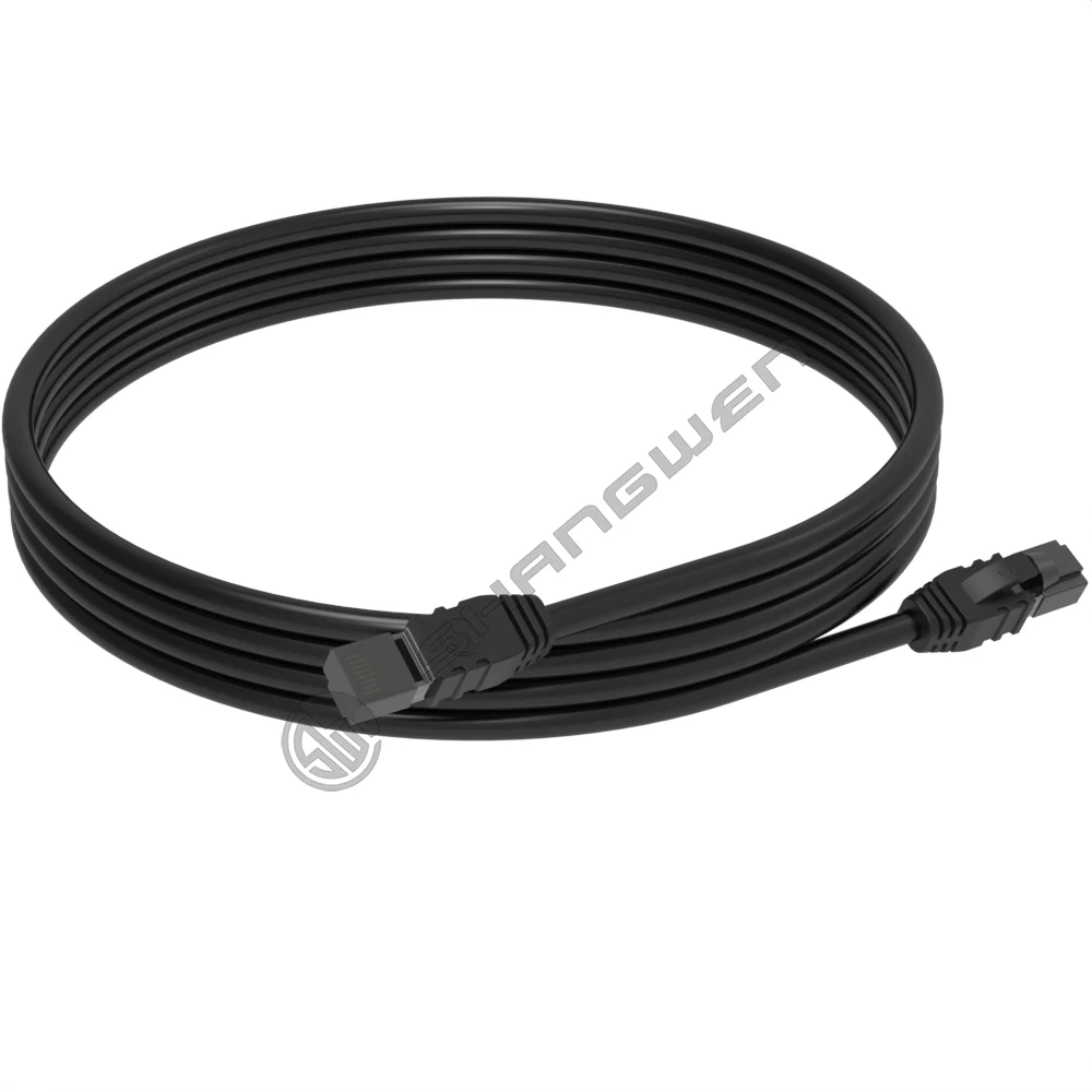 Unshielded finished network cable