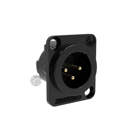 XLR 3pin  male socket