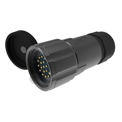 Socapex 19-pin connectors male