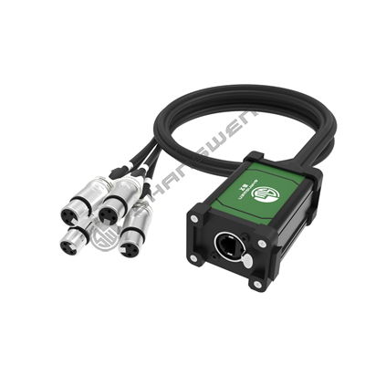 4 通道  XLR 母头连接器