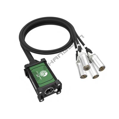 4 通道  XLR 公头连接器